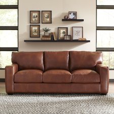 brown leather sofa pratt leather sofa TPPFBHQ