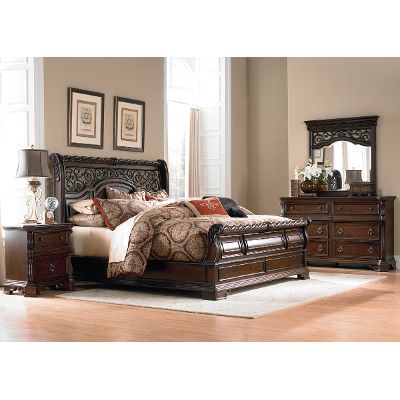 brownstone 6-piece queen bedroom set - arbor place DLKLEQL