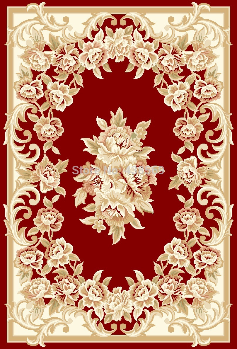 carpet design free shipping 2 4mx3 4m machine made woolen aubusson design carpets tufted NSXKLQO