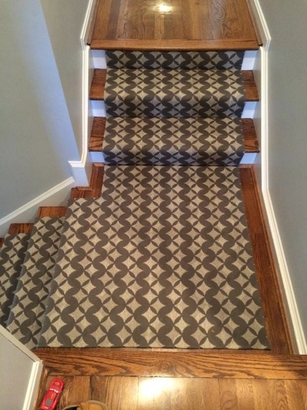 carpet runners typically have a non-slip backing that will also provide  traction JQEPCUX