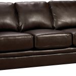 chase brown faux leather sofa the brick NNODIQL