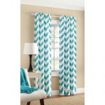 chevron curtains mainstays chevron polyester/cotton curtain with bonus panel available in  multiple colors and TFCQKAO