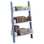 childrens bookcase tms childrenu0027s ladder bookcase blue and white SVHTGTM