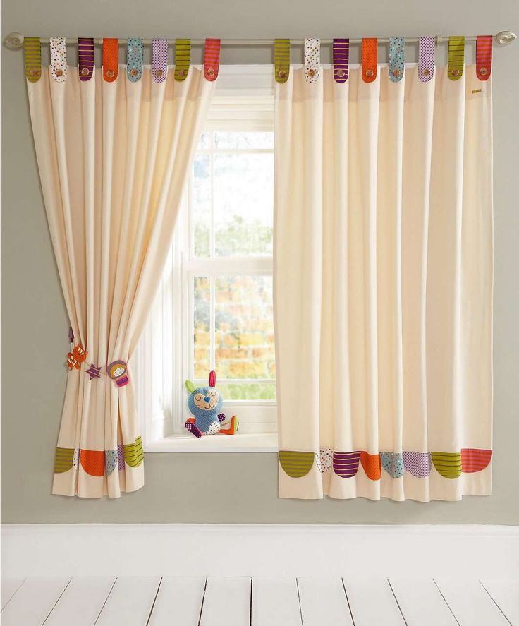 childrens curtains colourful tab top curtains for kids bedroom and nursery PXYOIMK