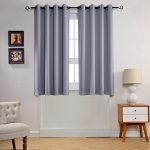childrens curtains mysky home solid grommet top thermal insulated window blackout curtain for  bedroom, QGDETPM