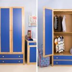 childrens wardrobe kids double combi wardrobe | also available in white, natural ash or pink, URMZUMO
