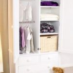 childrens wardrobe nutkin childrens single wardrobe with drawers - ccp13b | baumhaus - by VGHMGAY