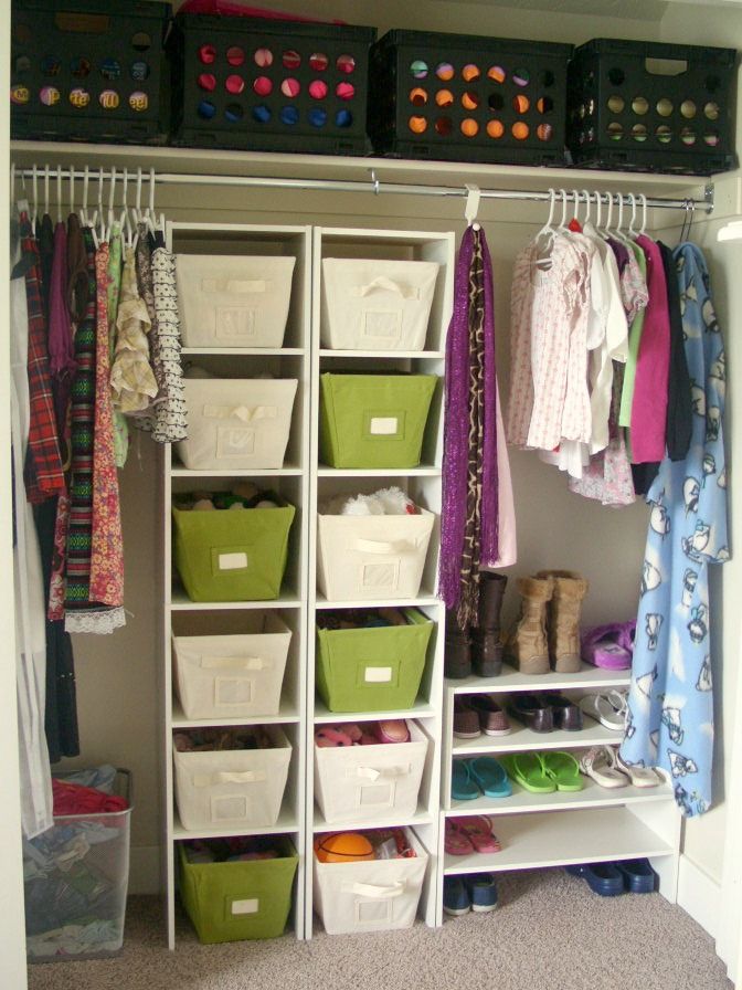 closet storage ideas closet storage idea. i like how simple it is but keeps everything super DDFHCAW