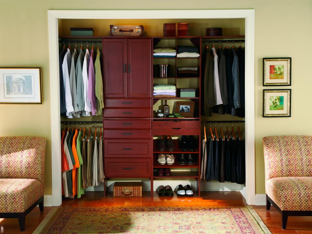 closet storage ideas keep style in mind CBXCFLN