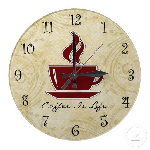 coffee kitchen decor | coffee kitchen wall clocks OFFMRWG