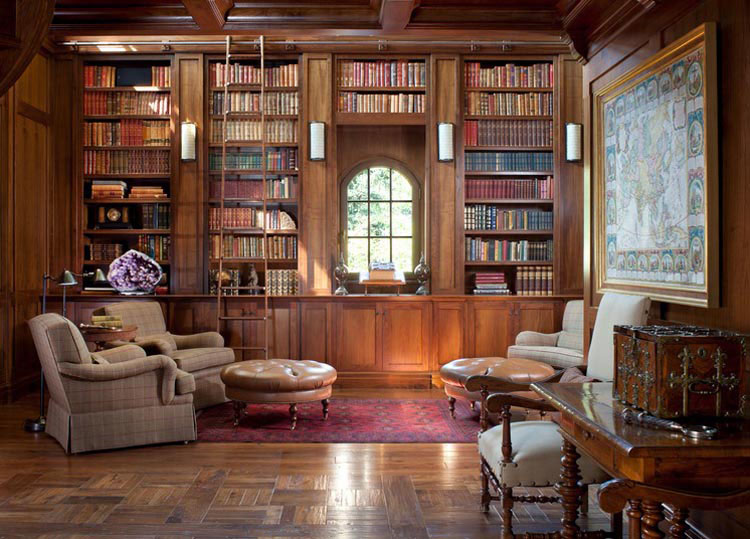collect this idea 30 classic home library design ideas (6) UEXKGFZ
