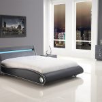 contemporary bedroom sets exclusive leather platform bedroom sets feat. light - bedroom furniture sets SGZIDPW