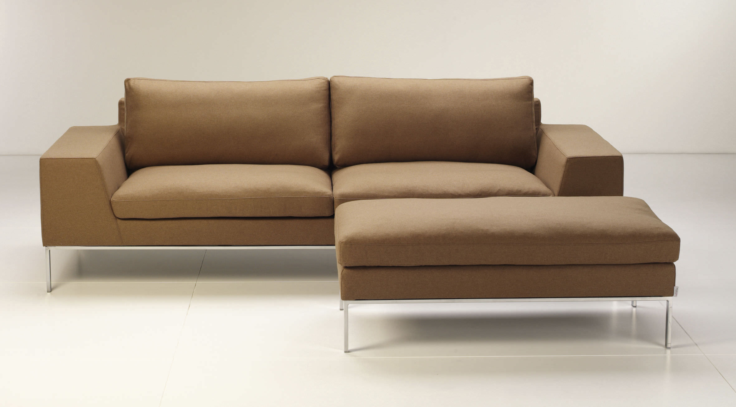 contemporary sofa / leather / 2-seater / white - si-t-114jus PADOGPI