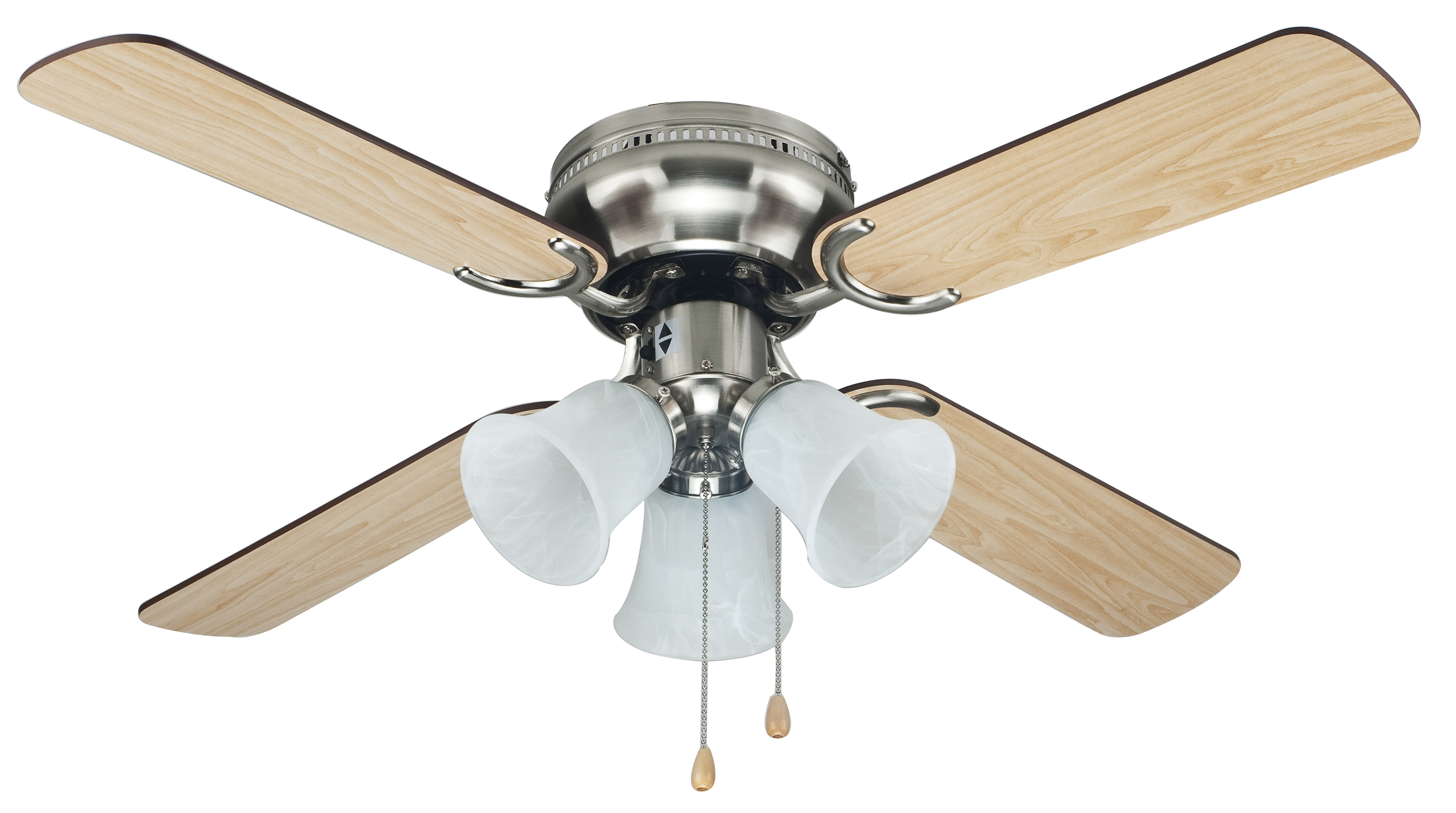 cool~breeze 42in brushed nickel ceiling fan - appliances - fans - ceiling WQMCBBV