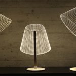 cool lamps the new bulbing lamp collection uses lampshades that are really just 2d CDYWCPP