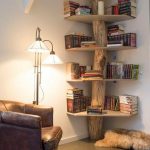 corner shelve tree bookshelf in the corner DQWYCOG