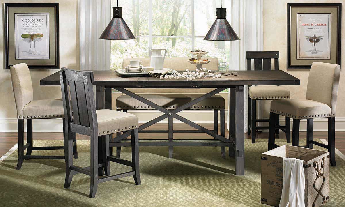 counter height dining table picture of yosemite counter height dining set CMPJTNY