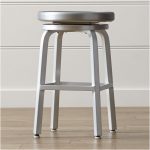 counter height stools spin swivel backless counter stool RQZYKYG