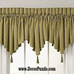 curtain styles diy valance 2017, stylish valance designs and styles for small window KAVXERD