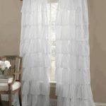 curtains for girls room gypsy ruffled curtain panel - great price for a ruffle curtain and cheaper KOCQGEO