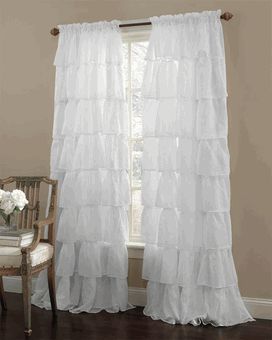 curtains for girls room gypsy ruffled curtain panel - great price for a ruffle curtain and cheaper KOCQGEO