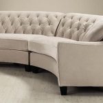 curved sectional sofa riemann curved tufted sectional - sofas and loveseats - living room - UNWSGCV