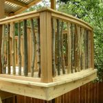 deck railing ideas this is another really neat idea for deck railing. you build the deck LNXXETD