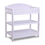 delta children infant changing table with pad, white XLJRENJ