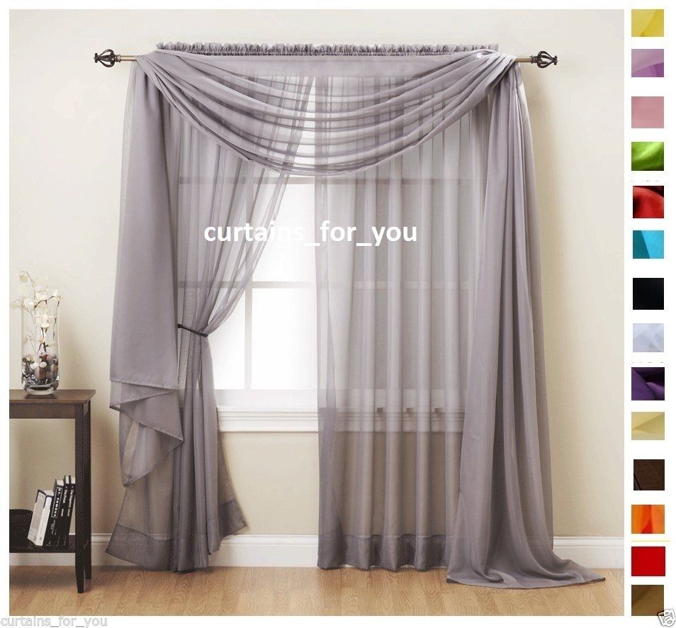 details about voile curtains scarf pelmet valance 17 colours amazing for  you CUTDJIW