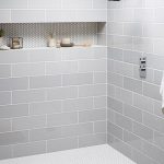 devon metro flat arctic grey gloss subway kitchen bathroom wall tiles 10 x AVLNXJI
