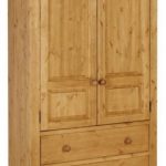 devonshire chunky pine wardrobe - 2 door 2 drawer UNRKETZ
