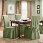 dining room chair covers cotton duck full length dining room chair slipcover AEFEJJM