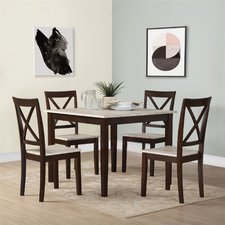 dining table set tilley rustic 5 piece dining set AZBQLIM