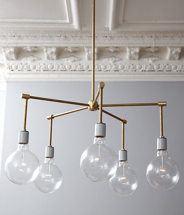 diy chandelier brass balls PVKJTJA