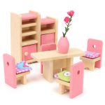 dolls house furniture aliexpress.com : buy wooden delicate dollhouse furniture toys miniature for  kids children DLOMZQU