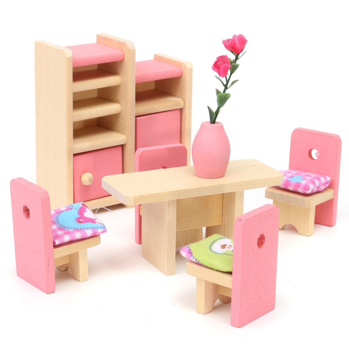 dolls house furniture aliexpress.com : buy wooden delicate dollhouse furniture toys miniature for  kids children DLOMZQU