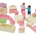 dolls house furniture george home wooden doll house furniture set | kids | george at asda IDUQKUS