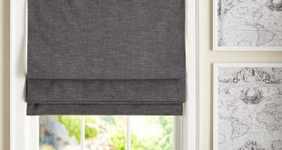 emery linen/cotton cordless roman shade | pottery barn XQYTVOG