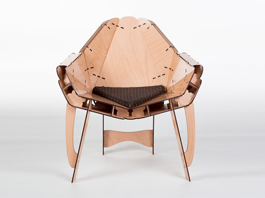 flat pack furniture this flat-pack, laser-cut furniture assembles without glue or bolts BHMXBMF