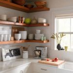 floating kitchen shelves are perfect to display your stuff BKPIQTC