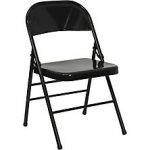 foldable chairs top rated hercules metal folding chairs, black (select quantity) FYVDJPO