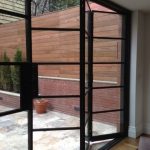folding doors portella projects: manhattan brown stone - steel bi-fold and steel f.. KNUADKV