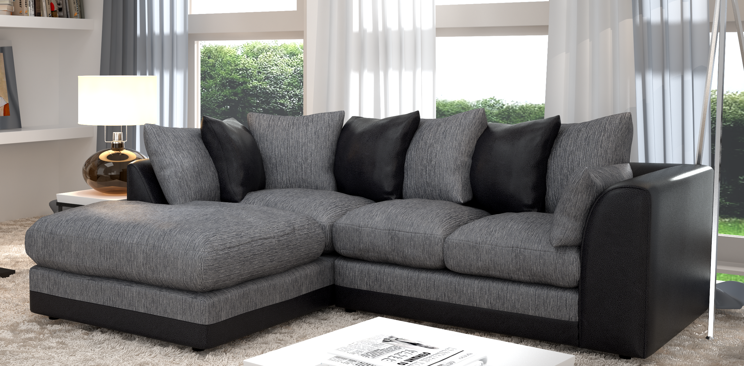 furniture. silver grey sofas ... IUNKERQ