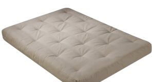 futon mattresses amazon.com: serta cypress double sided innerspring queen futon mattress,  khaki, made in XPDYOPO