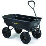 garden cart amazon.com : gorilla carts poly garden dump cart with steel frame and KSKIZDU