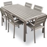 garden table and chairs set habana 7-piece outdoor dining set contemporary-outdoor-dining-sets ZRTTZNO
