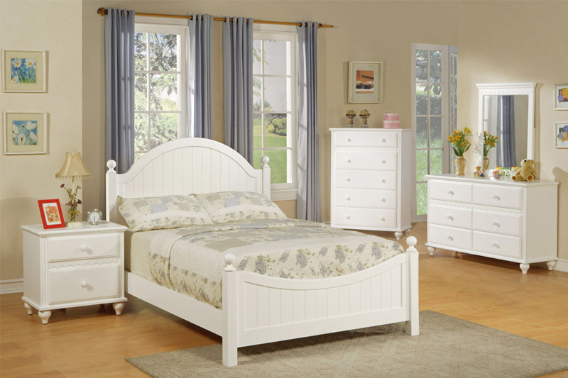 girls bedroom sets lovely white panel headboard young girls 4 pc wooden youth twin full bedroom OGELWNG