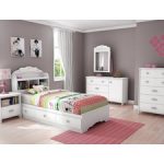 girls bedroom sets tiara twin platform customizable bedroom set IZCGIUM