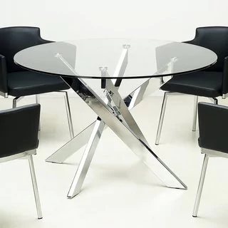 glass dining table glass dining room tables - shop the best brands today - overstock.com VODBZCQ