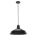 globe electric 1-light matte black barn light pendant-65155 - the home depot SUCWZRL